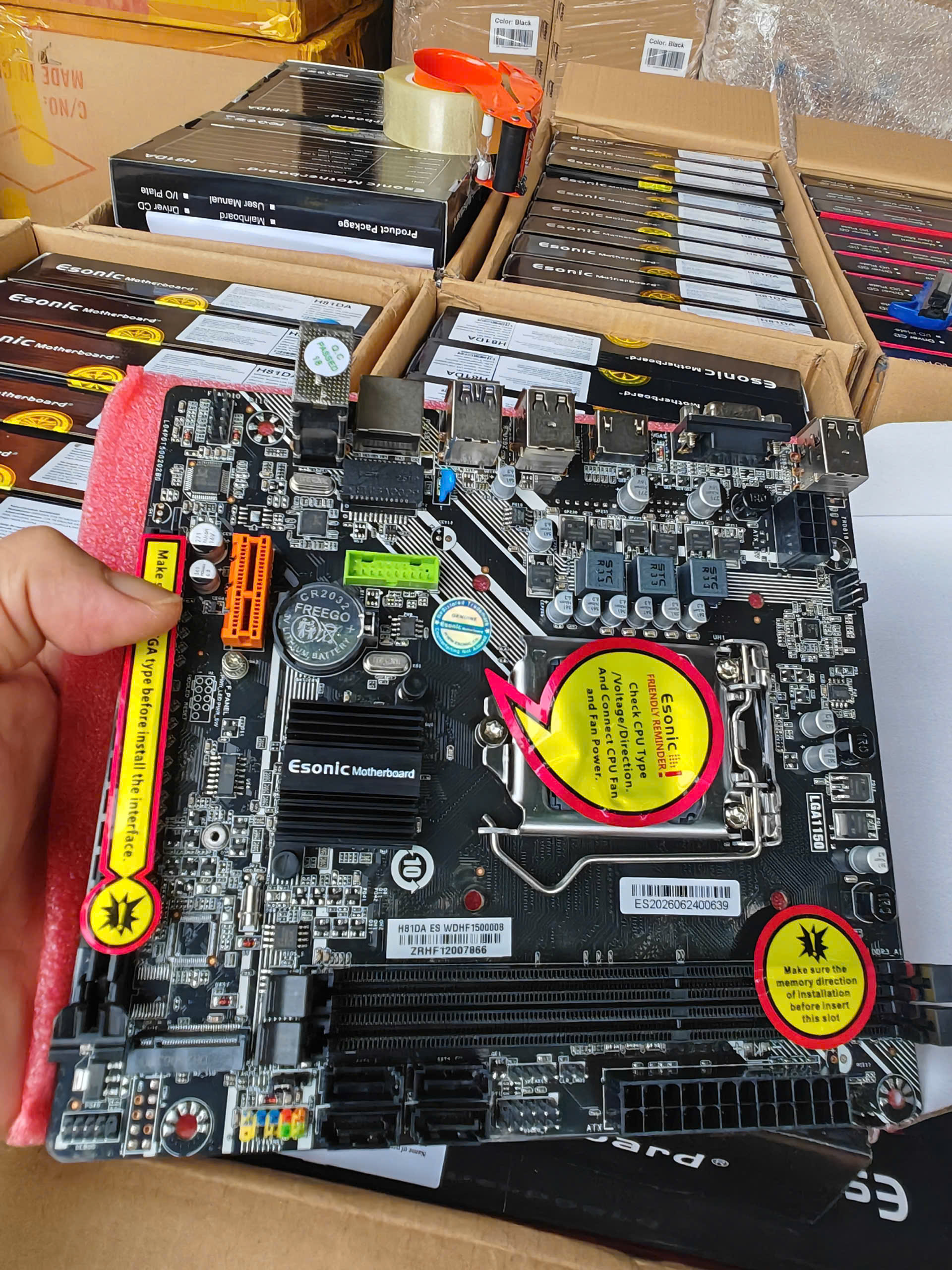 Mainboard Esonic H81DA – giải pháp main H81 mới cho nền tảng Intel Gen 4
