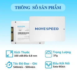 SSD MOVESPEED 128GB SATA III 2.5 inch
