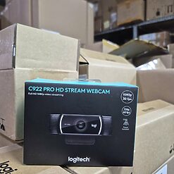 Webcam Logitech C922 Pro HD Stream Full HD 1080p – 720p 60fps, Autofocus, Mic Stereo