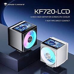 Tản Nhiệt Khí Leopard KF720 LCD 5 Inch – 7 Heatpipe, ARGB, TDP 260W