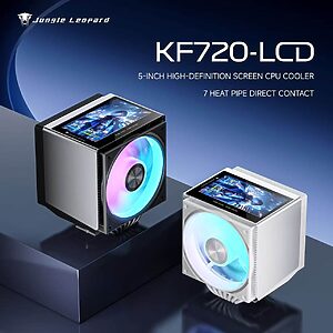 Tản Nhiệt Khí Leopard KF720 LCD 5 Inch – 7 Heatpipe, ARGB, TDP 260W