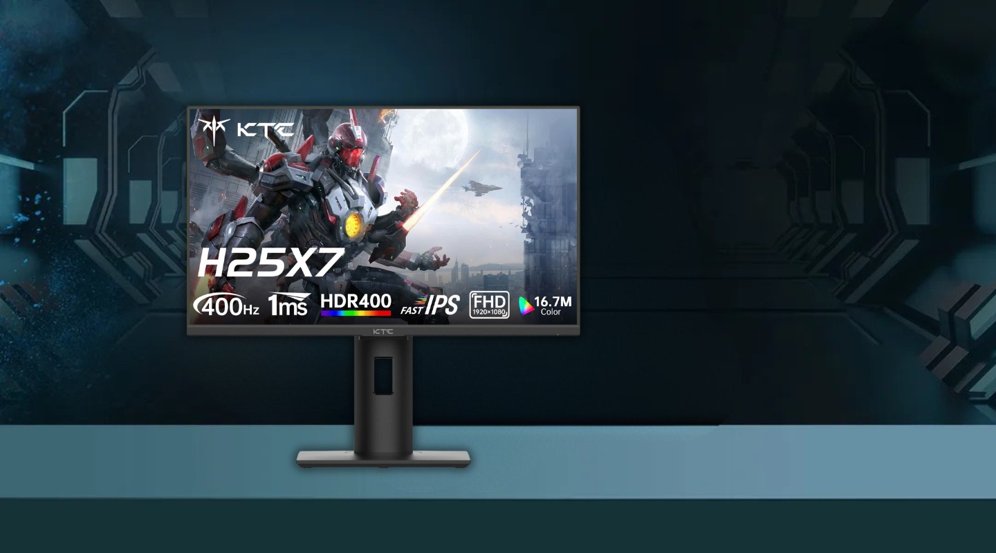 Màn hình KTC H25X7 sinh ra cho gaming thủ