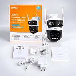 Camera IMOU Cruiser Pano Z 13MP 4 Mắt Zoom 12X, Wi-Fi 6 5GHz – IPC-S76DP-13M0N | Tấn Phát AD