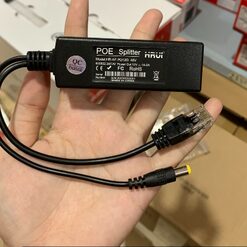 Bộ Tách Nguồn PoE HRUI HR-AF-PD12D 48V Sang 12V – Splitter 100Mbps