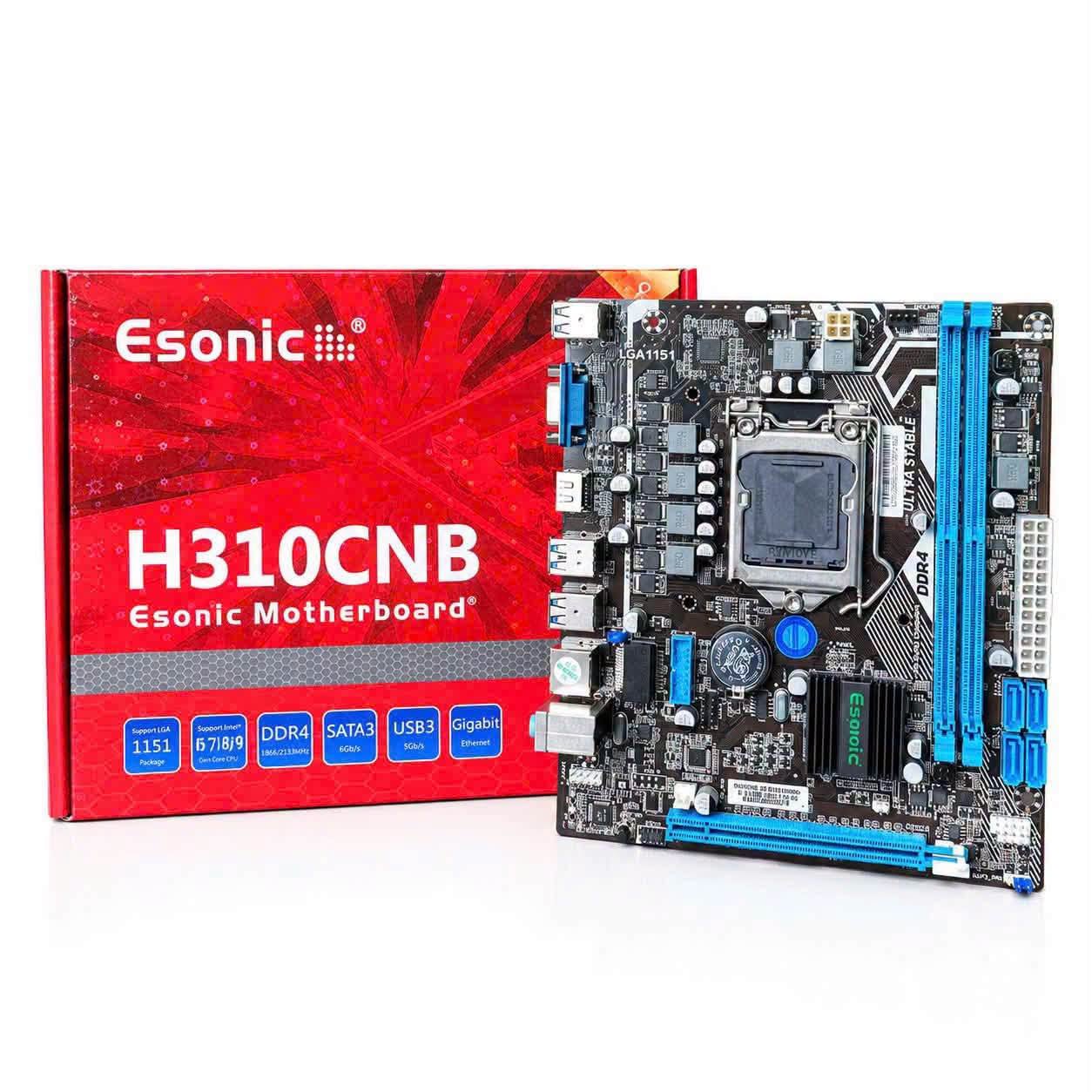 Mainboard Esonic H310 LGA1151 DDR4 hỗ trợ Intel Gen 8 Gen 9