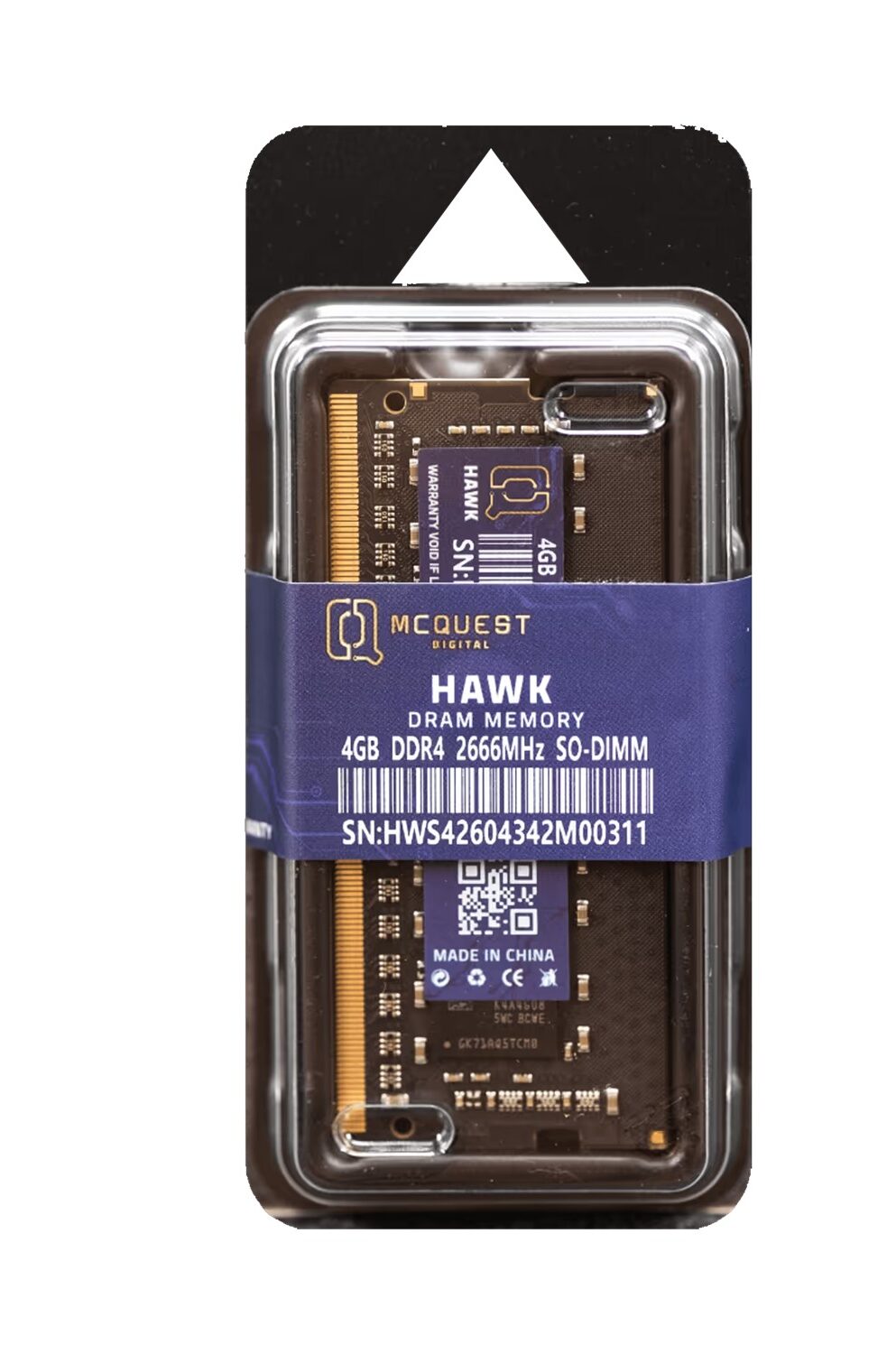 RAM Laptop McQuest HAWK 4GB DDR4 2666MHz SO-DIMM 260-Pin