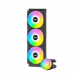 Tản Nhiệt Nước AIO SAMA L60 360mm ARGB Đen – 3 Fan PWM, Hỗ Trợ Intel & AMD | Tấn Phát AD
