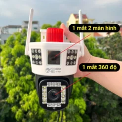 Camera ngoài trời Yoosee 2 mắt 3Q006 | Tấn Phát AD