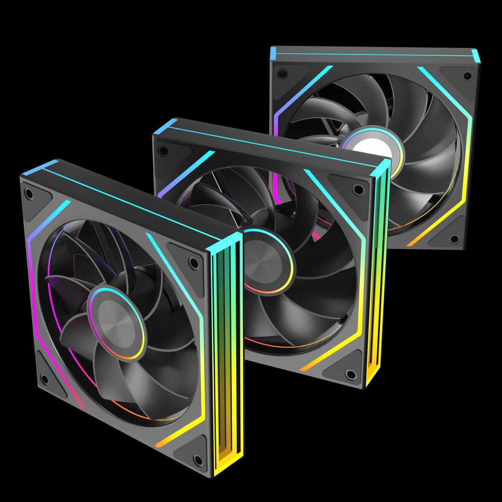 Fan Case Leopard Prism 4RS RGB Đen