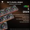Fan Leopard StarLink 360 - set 3 fan - Trắng, Đen - xuôi ngược