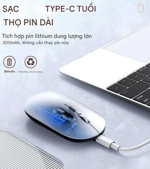 Chuột không dây T-Wolf X2 (Bluetooth/Wireless) - Ảnh 4