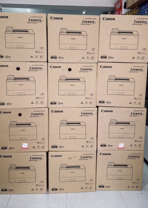 Máy in laser đen trắng Canon LBP243DW (A4/A5/ Đảo mặt/ USB/ LAN/ WIFI) - Ảnh 3
