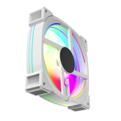 Bộ Fan F2 Trắng vô cực 1 bộ 5 cái + điều kiển + hub - Ảnh 3
