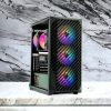 CASE MAGIC LUXURY FULL TOWER BLACK 4 FAN (E-ATX)