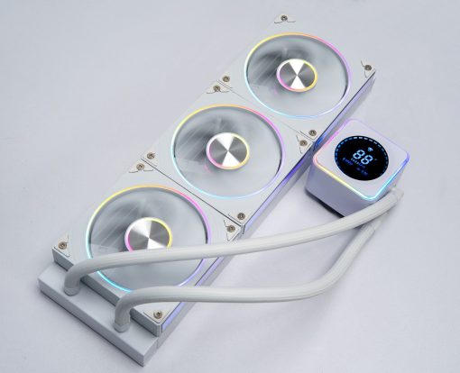Tản nhiệt nước CPU Leopard Astrobeat 360 digital ARGB màu trắng