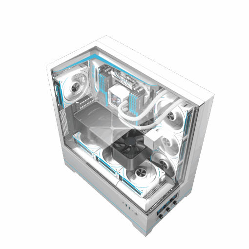 VỎ CASE MÁY TÍNH DARKFLASH DY450 Pro White