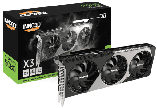 Card Màn hình INNO3D GeForce RTX 5080 X3 OC 16GB - Ảnh 3