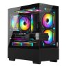 Thùng máy Case MAGIC A-03 Black | Không Fan