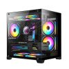 CASE MAGIC AQUA-M ULTRA BLACK (M-ATX IAGO 360MM TOP)