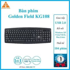 BÀN PHÍM MÁY TÍNH CÓ DÂY GOLDEN FIELD KG108