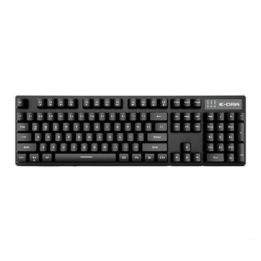 Bàn phím cơ E-DRA EK314W màu đen Blue switch (không dây)