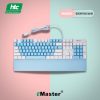 Phím cơ Emaster EKM701WB Trắng Xanh