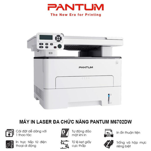 Máy in Đa chức năng Pantum M6702DW -Giải pháp in ấn thông minh cho văn phòng hiện đại - Ảnh 4