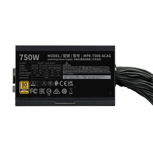 Nguồn Cooler Master MWE Gold 750 V3 NM FR - 750W (80 Plus Gold/ATX3.1) - Ảnh 5