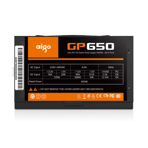 Nguồn máy tính Aigo GP650 650W – 80 Plus Bronze - Ảnh 4