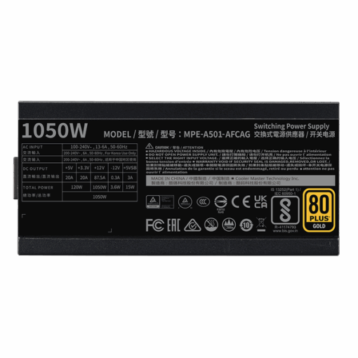 Nguồn máy tính Cooler Master MWE GOLD 1050 V2 ATX 3.1 Full Modular