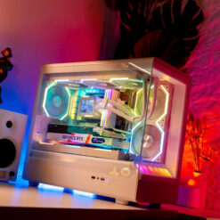 Thùng máy Case Leopard MS-01 RGB Trắng