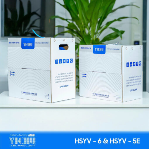 Cáp mạng 5E UTP HSYV-5E 4x2x0.5, hiệu Yichu - Ảnh 2