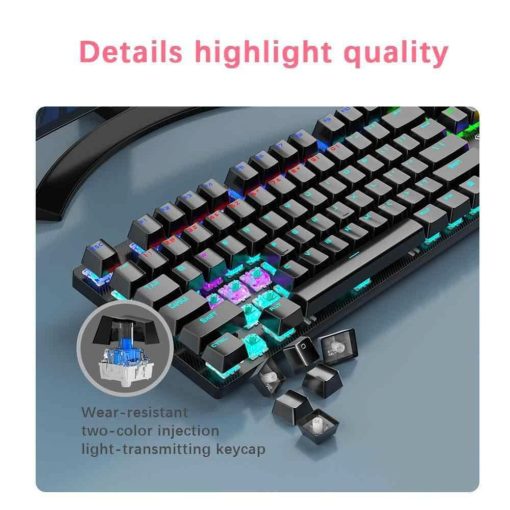 Bàn phím có dây gaming AULA S2022 Pro đen Red switch - Ảnh 4